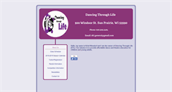 Desktop Screenshot of dancingthroughlifepa.org